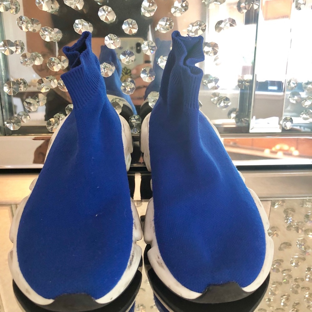 Kids Royal Blue Balenciagas - Picture 3 of 6